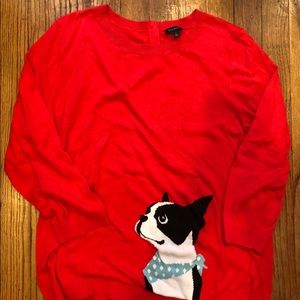 TALBOTS EUC fine-gauge knit sweater, size Large